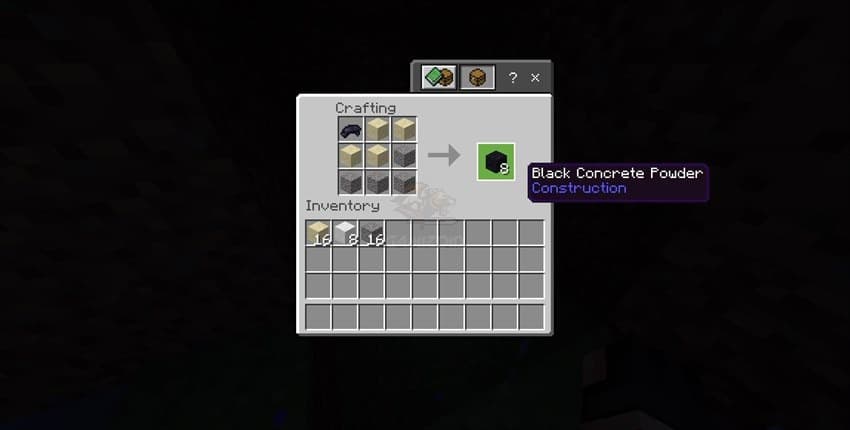 How To Get Black Concrete In Minecraft
