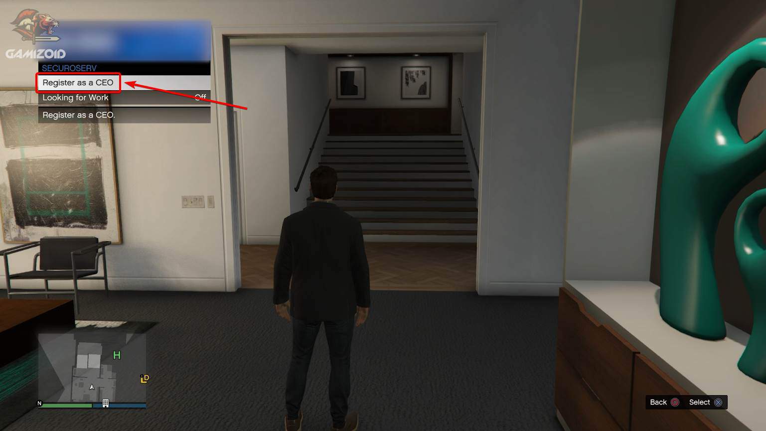 How to register as a CEO in GTA V