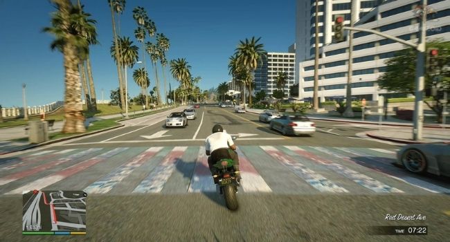Bike riding in GTA 5 Gameplay image