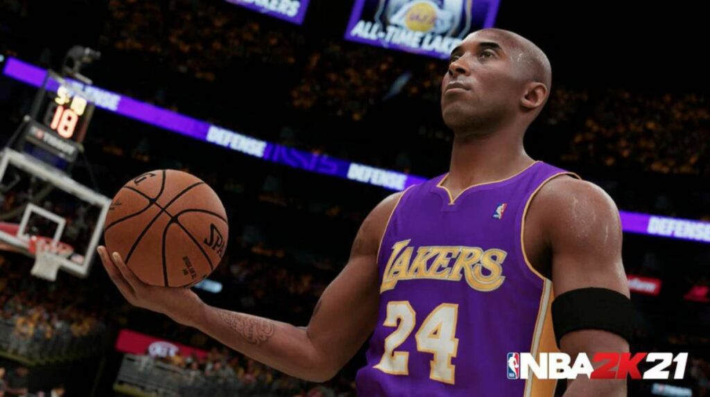 Image of Kobe Bryant in NBA 2k21