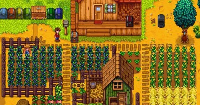 Image of my farm in stardew valley