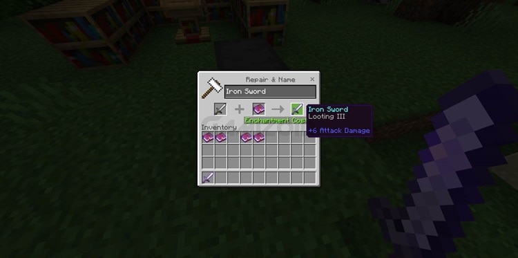 Looting Enchantment in minecraft