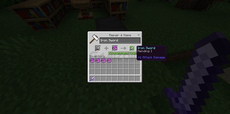Mending Enchantment in minecraft