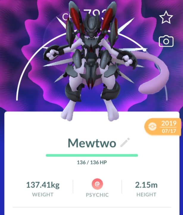 image of armored mewtwo