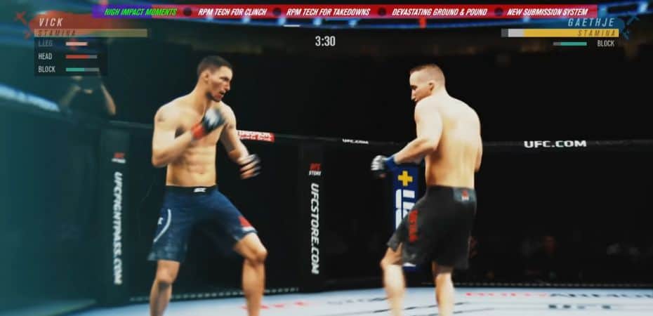 UFC 4 Gameplay snaps