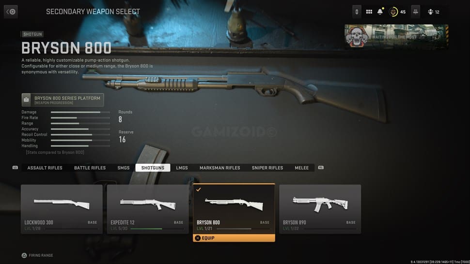 Cover Image of Best Bryson 800 Loadout Class