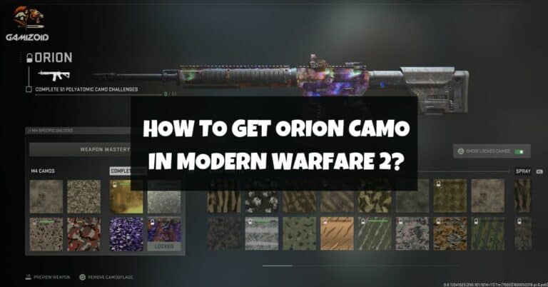 How To Get Orion Camo in Modern Warfare 2