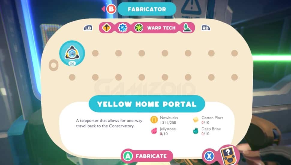 Yellow Home Portal in Slime Rancher 2