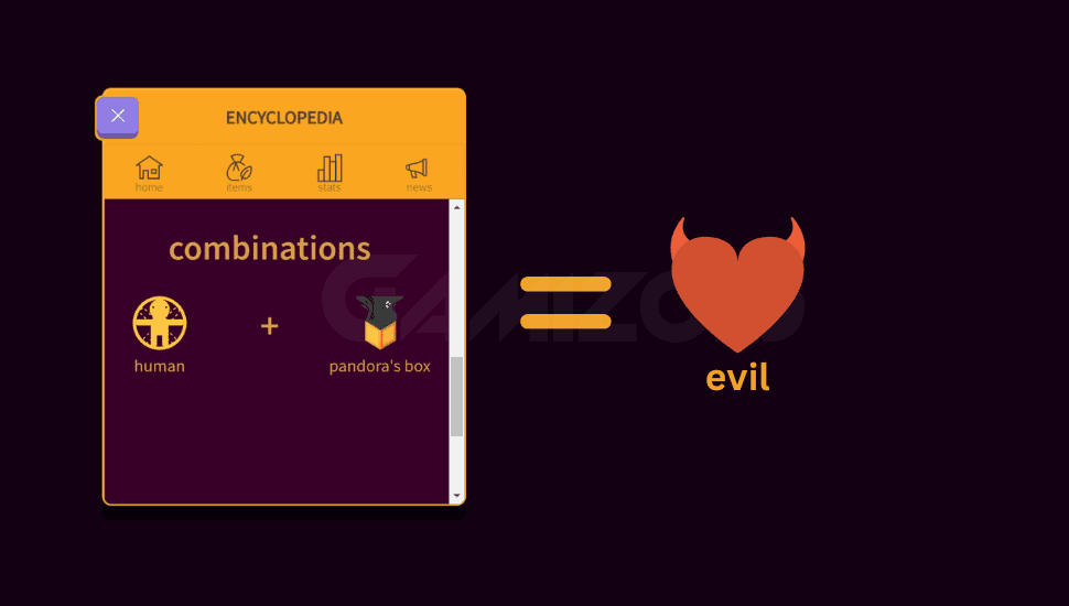 combination of making Evil in little alchemy 2