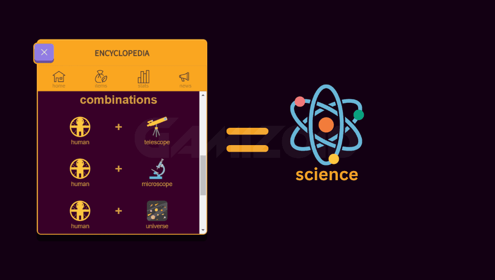 three combinations to make science in little alchemy 2