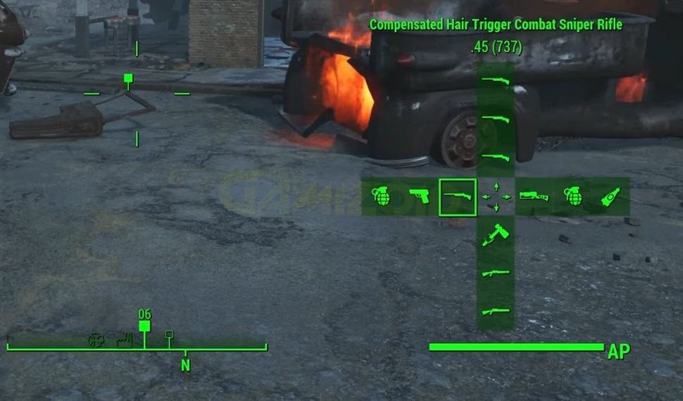 Equip Grenade in fallout 4