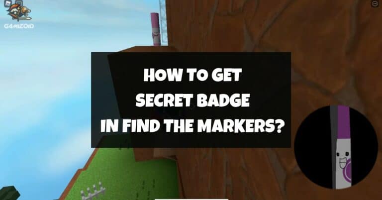 How To Get The Secret Badge In Find The Markers