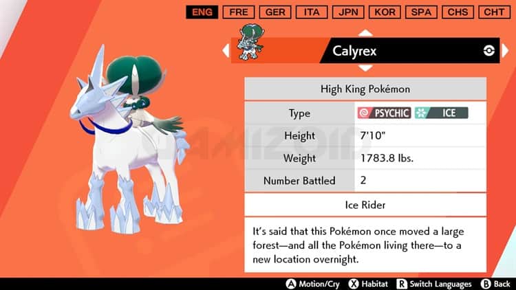 4 Ice Rider Calyrex